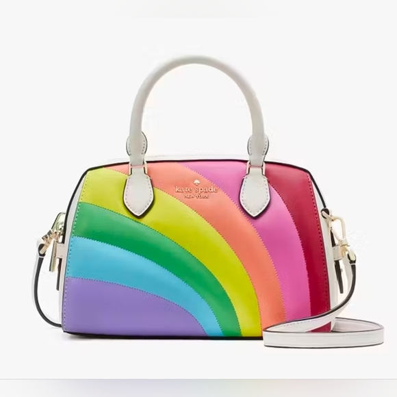 kate spade Handbags - SOLD‼️NWT Kate Spade Rainbow Duffle Crossbody Bag